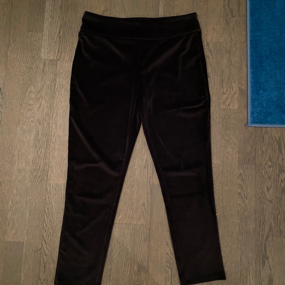 black velvet cord ModCloth leggings